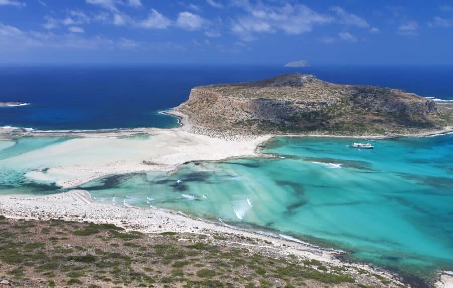 Are There Sandy Beaches In Greece - Balos beach at Crete island in Greece