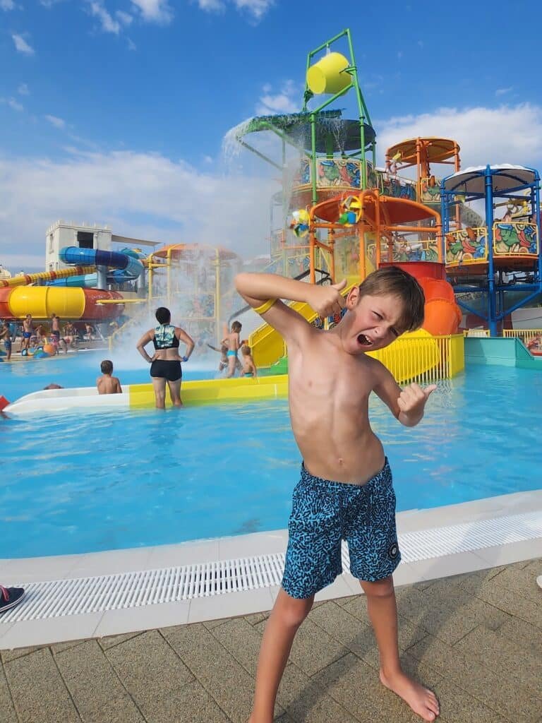 Aquaparks in Croatia - Roko at Damaland waterpark main area