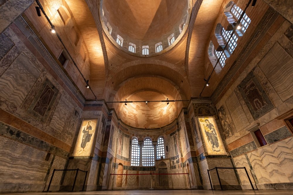 Hidden gems in Istanbul - Inside of Chora Church in Istanbul City, Turkey