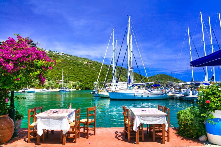 Lefkada Island - Sivota Fishing Village