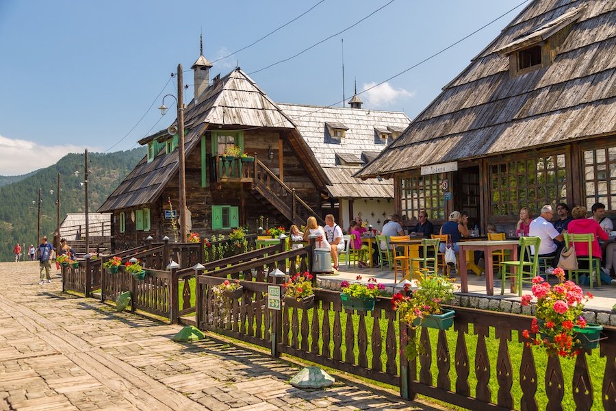 Places to visit in Serbia - Main square Kustendorf 