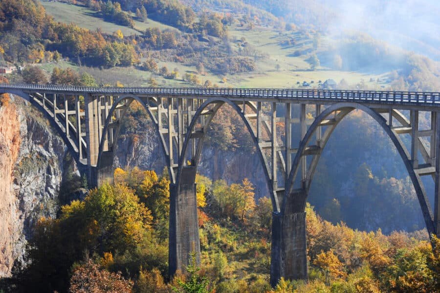 Bungee Jump From The Đurđevića Tara Bridge