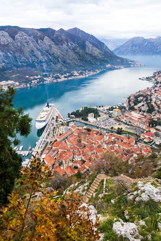 Cruising The Balkans - Old town Kotor, Montenegro Cruising Balkans