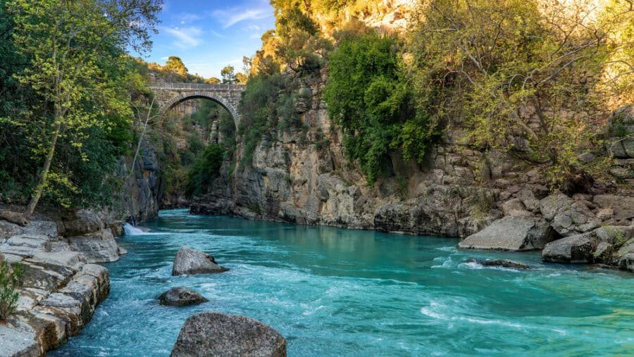 What To See In Antalya - What To See In AOluk Bridge across Kopru Irmagi creek in Koprulu Kanyon