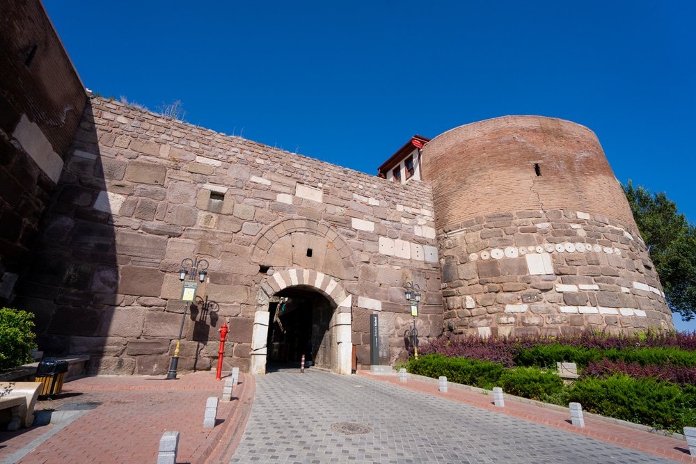 What to do in Ankara - The entrance gate of Ankara Castle. Ankara, Turkey