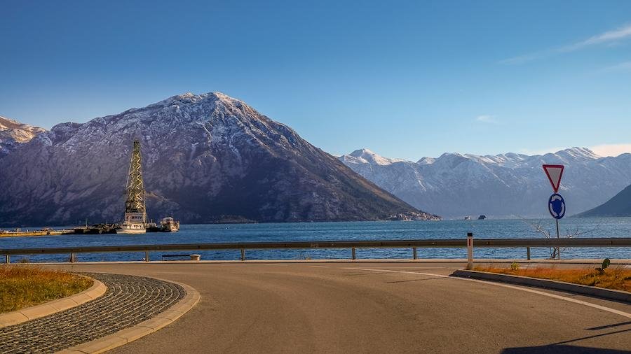 Winter In Montenegro - Driving in Montengro